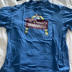 McDonald's Vintage Blue Tee with Logo